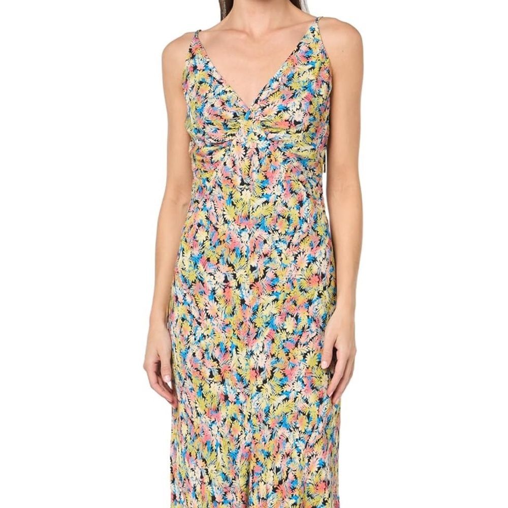 Joie Sana Dress Caviar Multi Size 00 Woman's‎ NWT